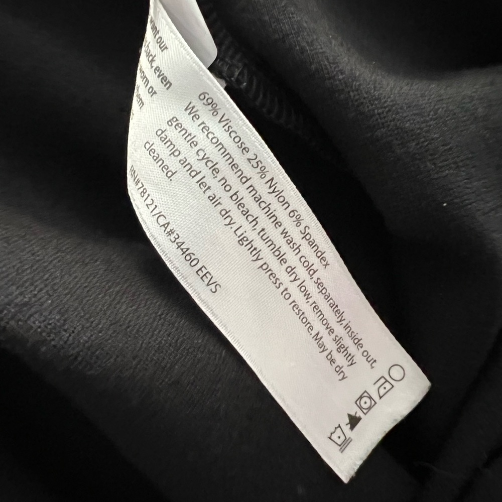 EUC — Eileen Fisher System Stretch Ponte Slim Pant Black Size M - Picture 6 of 7